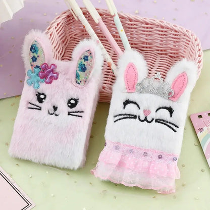 Cuadernos de peluche kawaii