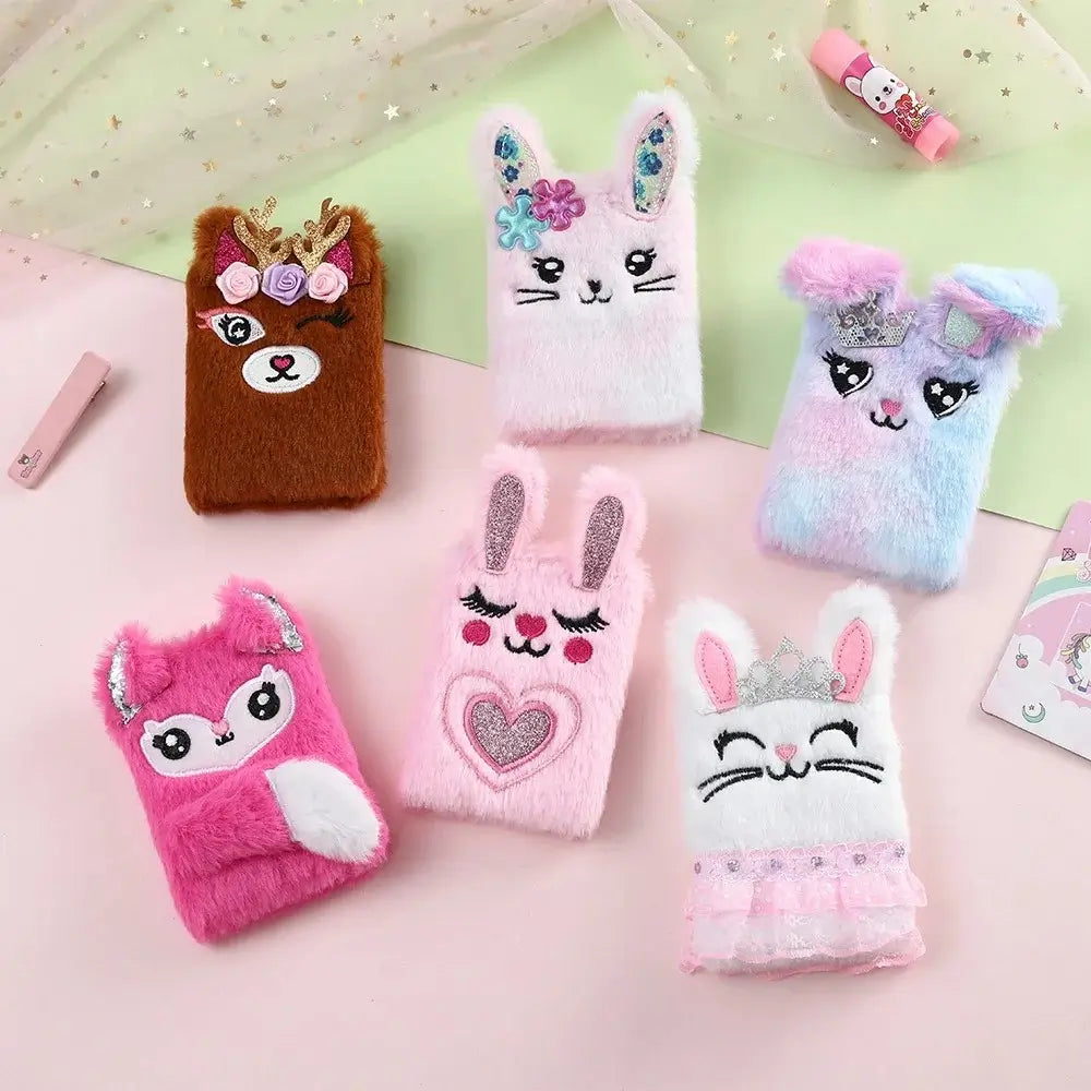 Kawaii plush notebooks