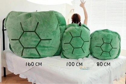 Carapace Tortue Coussin Peluche 🐢