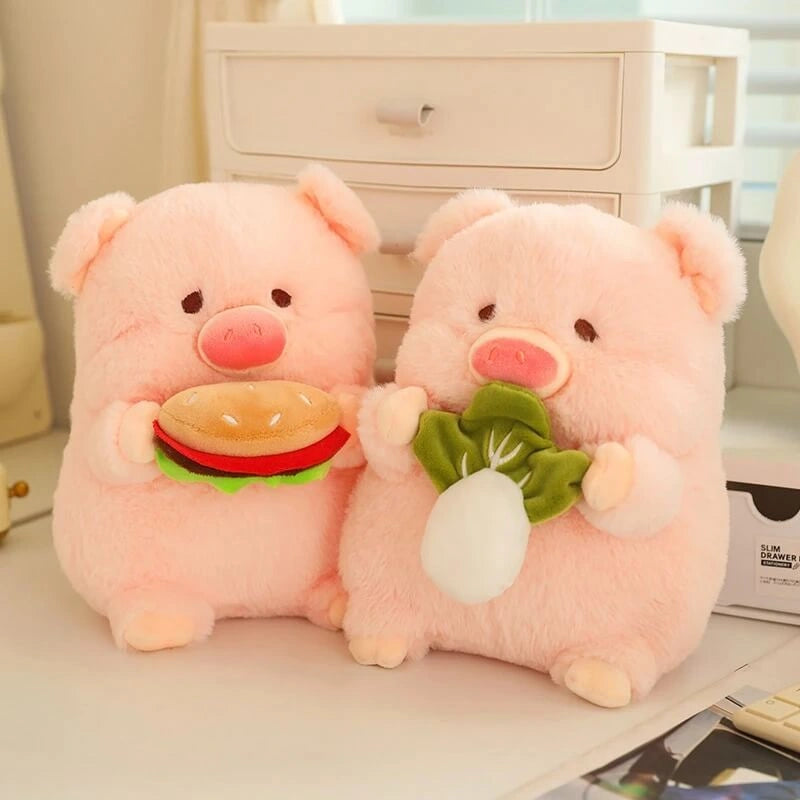 Porkie la Peluche Cochon Gourmand