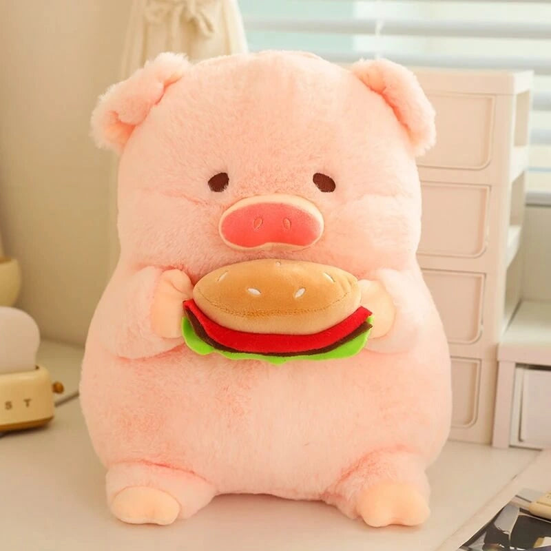 Porkie la Peluche Cochon Gourmand