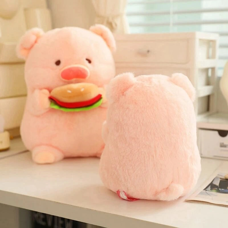 Porkie la Peluche Cochon Gourmand