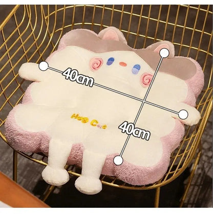 Peluche Coussin Chat Toast