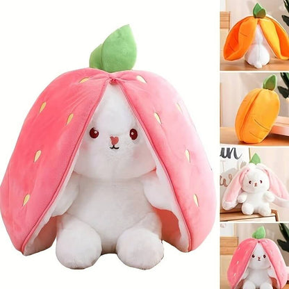 Strawberry rabbit plush toy 🍓