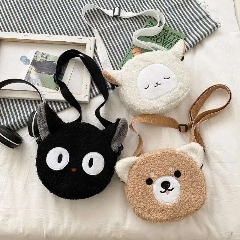 Bolsas de peluche Neko, Shiba y Hitsuji