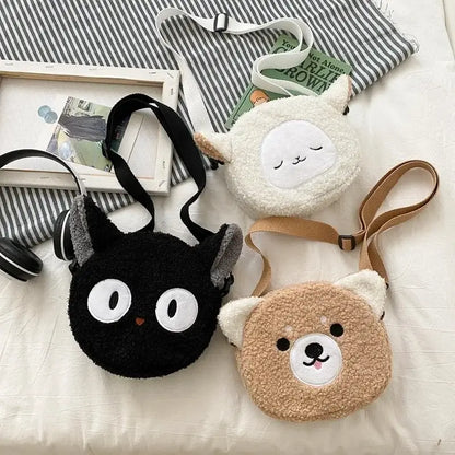 Bolsas de peluche Neko, Shiba y Hitsuji