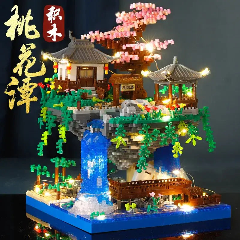 Bright Japanese temple scene 🌊