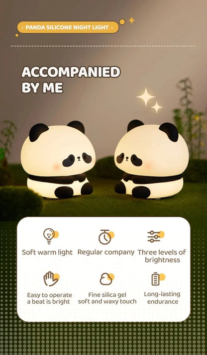 Veilleuse panda LED