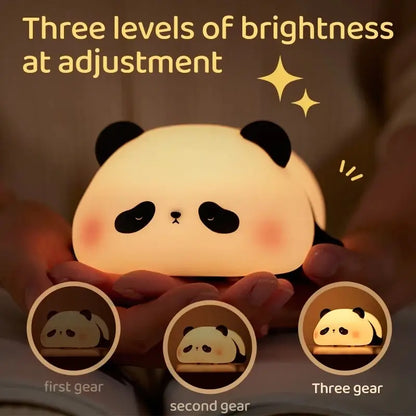 Veilleuse panda LED